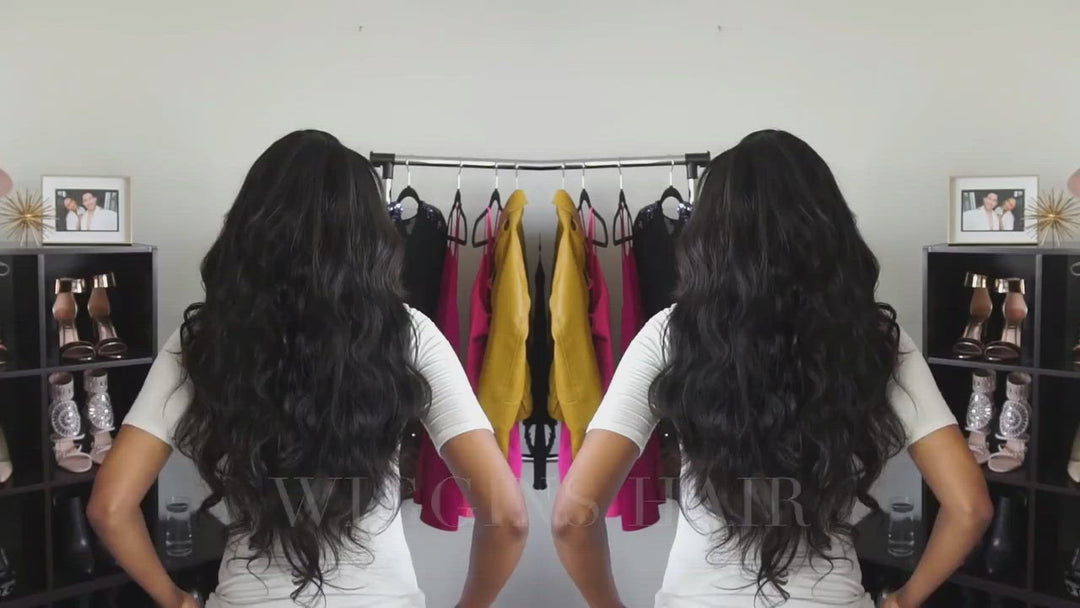 Brazilian Hair Body Wave 3 Bundles with Lace Closure Affordable Remy Human Hair