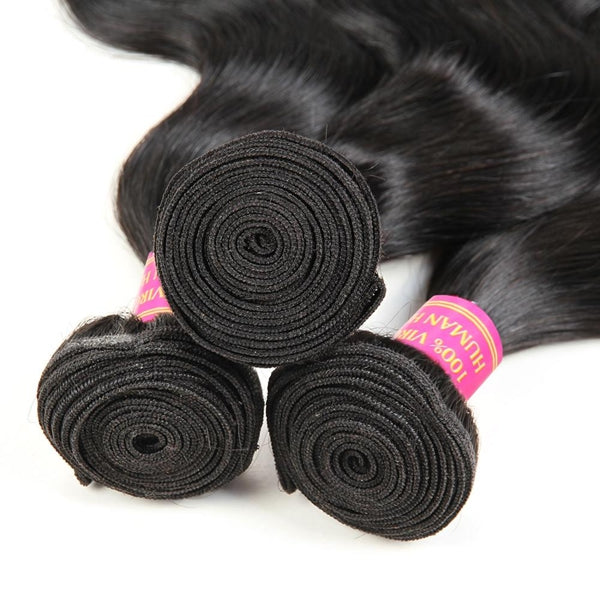 Brazilian Body Wave Hair Bundles Virgin Human Hair 3 Bundles Weave