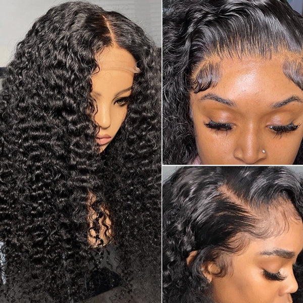 Brazilian Kinky Curly Wig Human Hair Wigs for Women 4x4 Lace Closure Wig Curly Human Hair Wig