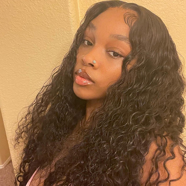 Curly Human Hair Wigs 13x4 180% Density  Shop Same With Influencer @adoraabells