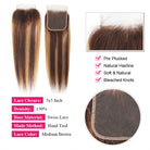 Highlight Bundles with 5x5 HD Closure P4/27 Bone Straight Bundle with 5x5 Lace Closure - LollyHair