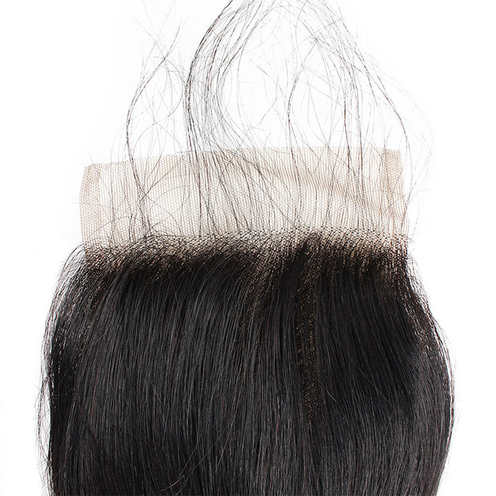 Lolly Hair Peruvian Virgin Loose Wave Human Hair 4 Bundles with 4x4 Lace Closure : LOLLYHAIR