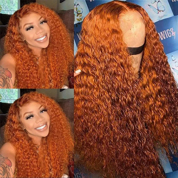 Lolly Flash Sale 26inch Ginger Curly Lace Part Wig ONLY $199.99