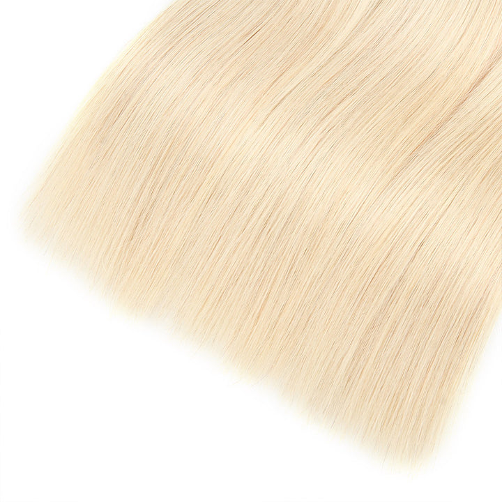 Lolly 9A Virgin Huamn Hair Bundles Remy Straight Hair 1B/613 Blonde Dark Roots Human Hair Extensions : LOLLYHAIR