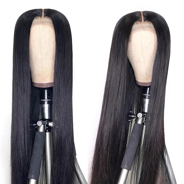 Transparent 13x6x1 Bone Straight Lace Front Wigs Long Straight Wigs - LollyHair