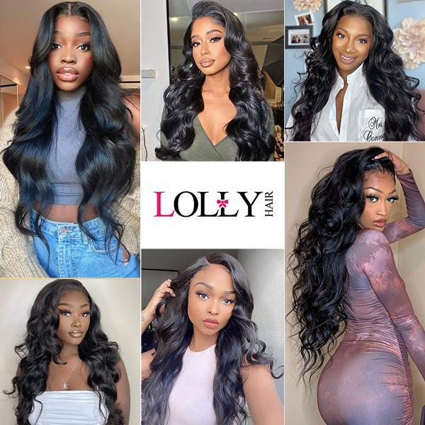 Unprocessed Peruvian Hair Body Wave 3 Bundles With Lace Closure