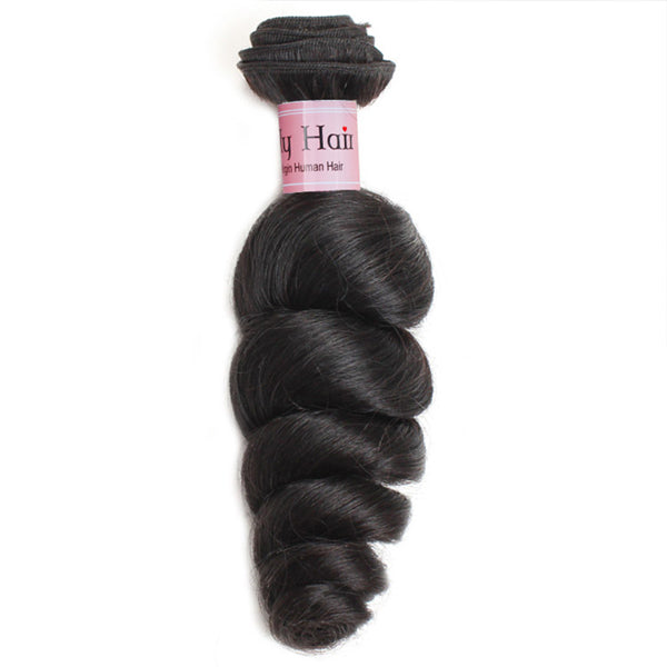Unprocessed Loose Wave Virgin Human Hair Bundles Weave