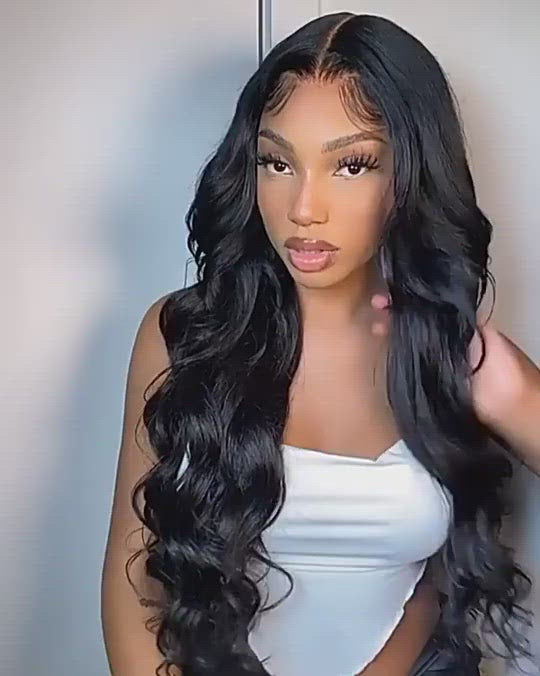 Body Wave 3 Bundles with 5*5 HD Lace Closure Human Hair Bundles and Lace Closure