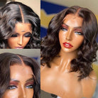 Short Bob Wig Lace Front Human Hair Wigs 4X4/13x4 Body Wave Wig for Women - LollyHair